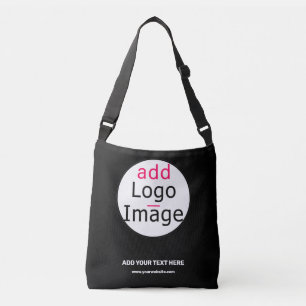 Professional Customisable Business Brand Black Crossbody Bag