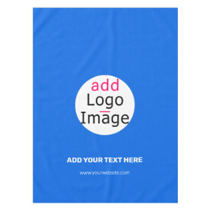 Professional Customisable Business Brand Blue Tablecloth