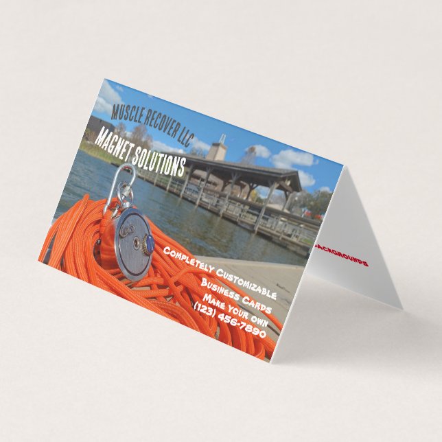 Professional Customisable Business Cards  (Front)