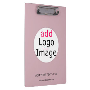 Professional Customisable Business Dusty Rose Hue  Clipboard