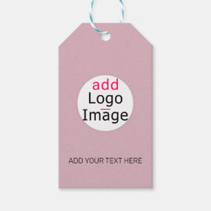 Professional Customisable Business Dusty Rose Hue Gift Tags