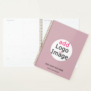 Professional Customisable Business Dusty Rose Hue Planner