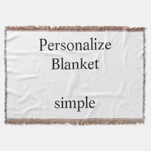 professional customs simple  throw blanket