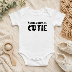 Professional Cutie Cute Baby Shower Gift Bodysuit