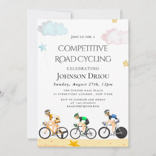 Professional Cycling Race Sports Invitation