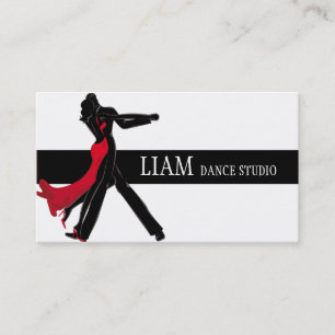 Professional Dance Instructor, Lessons, Studio Business Card