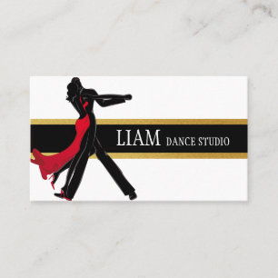 Professional Dance Instructor, Lessons, Studio Business Card