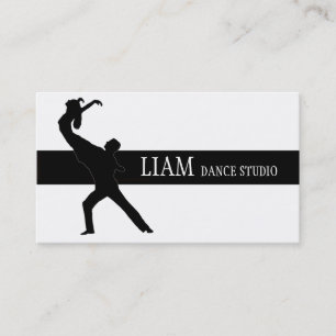 Professional Dance Studio, Instructor Business Card