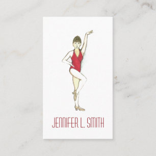 Professional Dancer Dance Teacher Choreographer Business Card