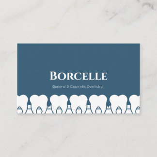 Professional Dental Clinical Practice Business Card