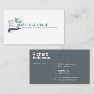 Professional Dentist   Dental Care Service Business Card