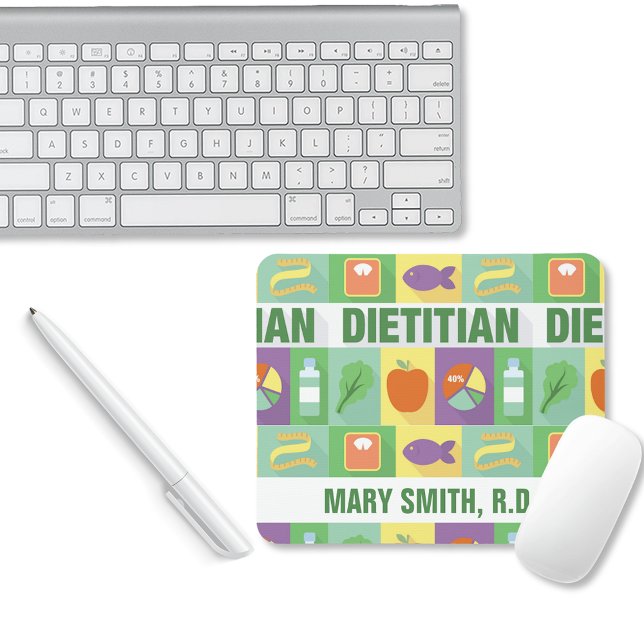 Professional Dietician Pictogram•Custom Mouse Pad (Creator Uploaded)