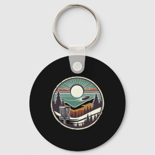 Professional Disc Golfers Frisbee Players Sport En Key Ring
