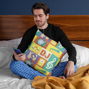 Professional Disc Jockey Iconic Designed Cushion