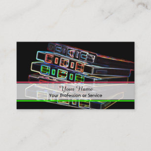 Professional DJ and VJ business card