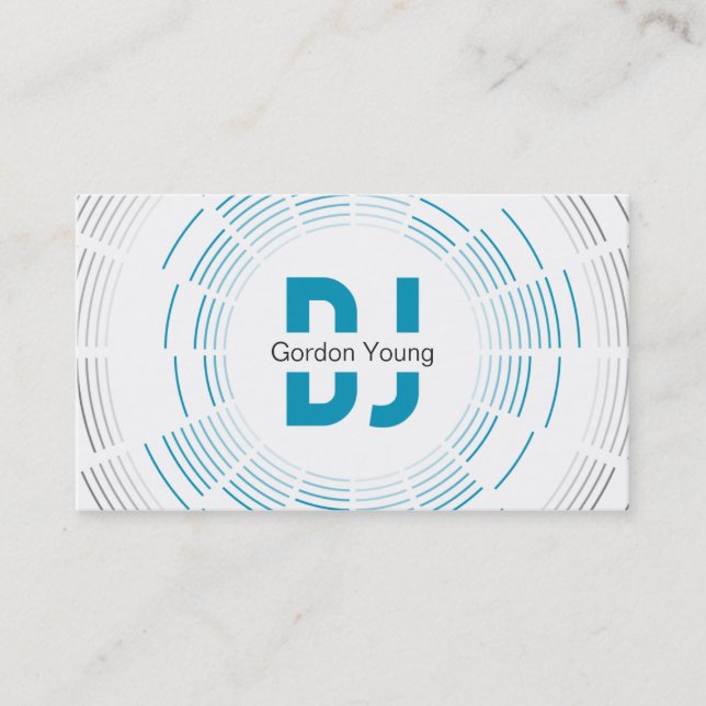 Professional DJ Business Card (Front)