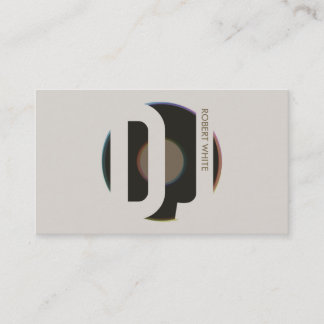 Professional DJ Business Card