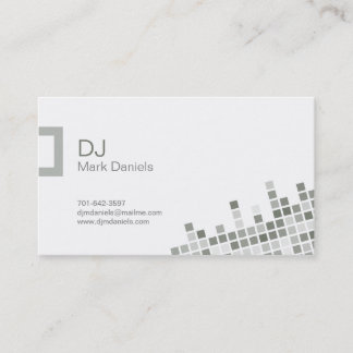 Professional DJ Business Card