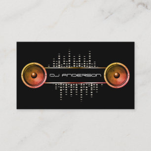 Professional DJ Business Card