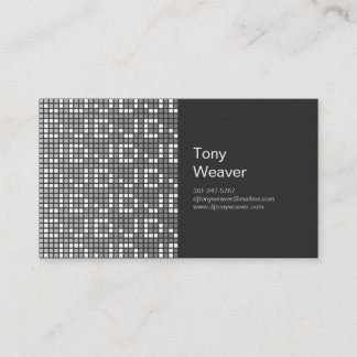 Professional DJ Business Card