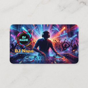 Professional DJs Music Business Card