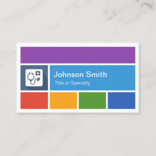 Professional Doctor - Creative Modern Metro Style Business Card