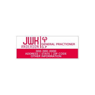 Professional Doctors healthcare DIY caduceus Self-inking Stamp
