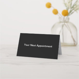 Professional Doctor's Office Your Next Appointment Card