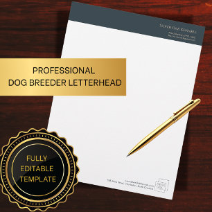 Professional Dog Breeder Letterhead