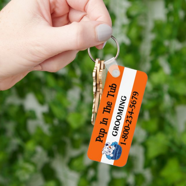 Professional Dog Grooming Key Ring (Hand)
