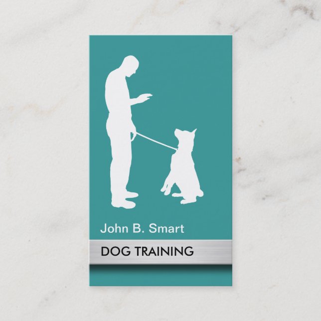 Professional Dog Trainer Business Card (Front)