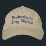 Professional Dog Walker Business Name Embroidered Hat<br><div class="desc">Great way for the professional dog walker to advertise while out walking those dogs!  Personalise with your business name and coordinate with our jackets!</div>
