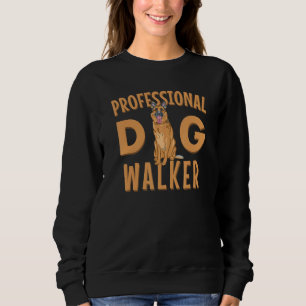 Professional Dog Walker Cute German Shepherd Pet Sweatshirt