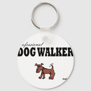 Professional Dog Walker Key Ring