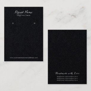 Professional Earring Display Business Card