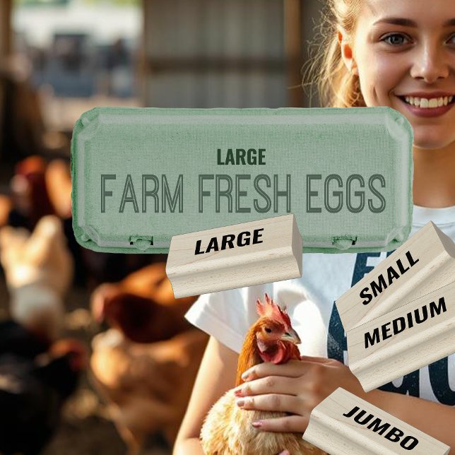 Professional Egg Carton Size Stamp (LARGE) (Creator Uploaded)