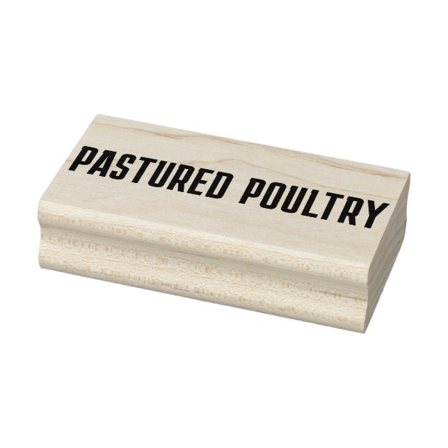 Professional Egg Carton Stamp PASTURED POULTRY (Stamp)