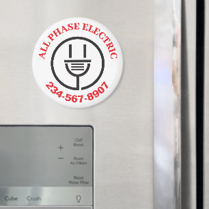 Professional Electrical Service Advertising Magnet