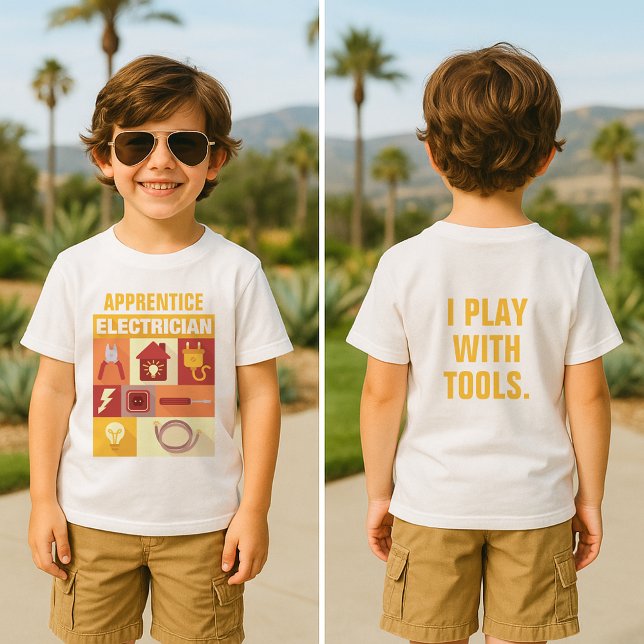 Professional Electrician Iconic Designed Baby T-Shirt (Creator Uploaded)