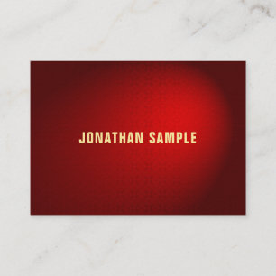 Professional Elegant Black Red Damask Template Top Business Card