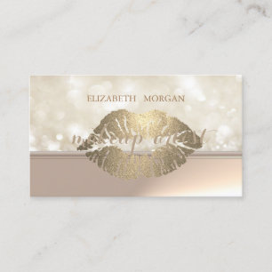 Professional Elegant Chic Bokeh Business Card