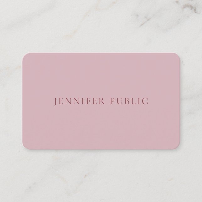 Professional Elegant Colour Harmony Simple Templat Business Card (Front)