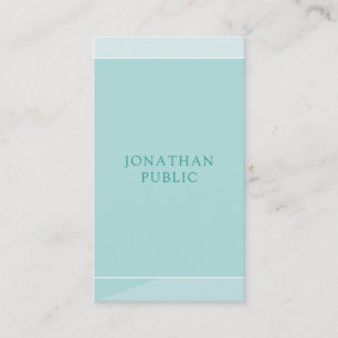 Professional Elegant Green Simple Template Modern Business Card