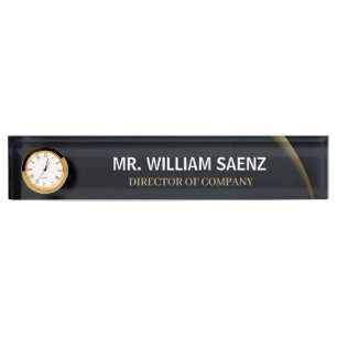  Professional Elegant Lion Logo Desk Name Plate