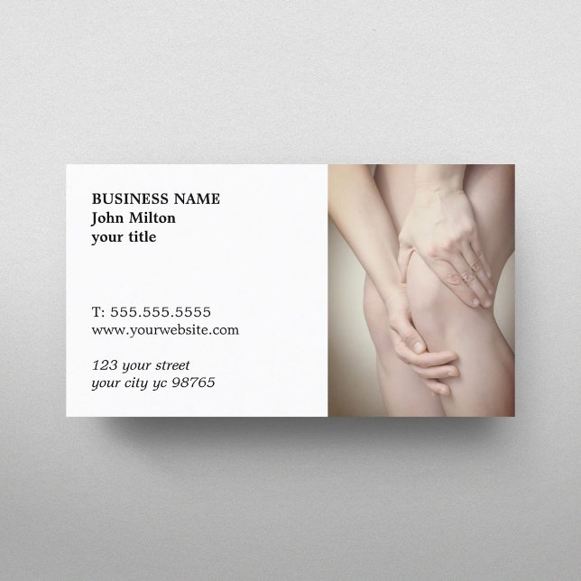 Professional Elegant Medical Photo Business Card (Creator Uploaded)