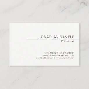Professional Elegant Minimalist Modern Template Business Card