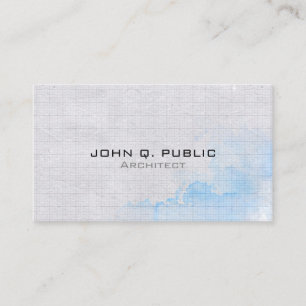 Professional Elegant Modern Architect Business Card