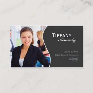 Professional Elegant Modern Black Business Card