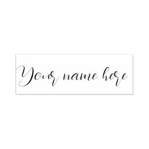 Professional Elegant Modern Calligraphy Text Self-inking Stamp