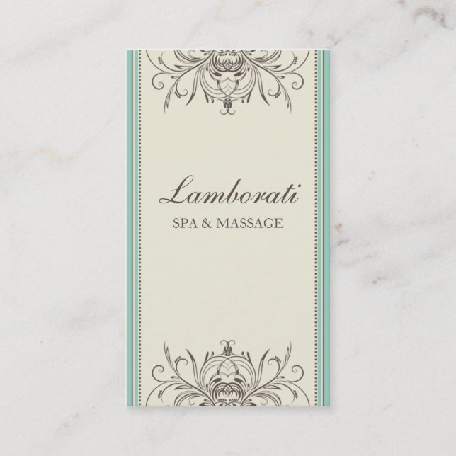 Professional Elegant Modern Floral Flower Business Card (Front)